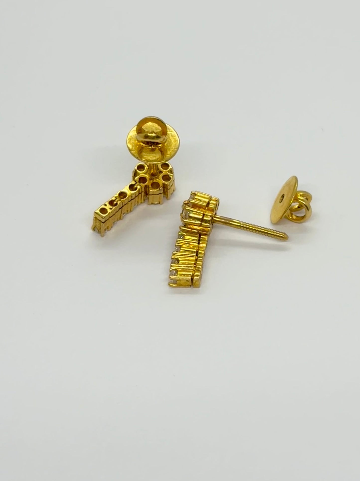Asian Gold CZ Set Earring