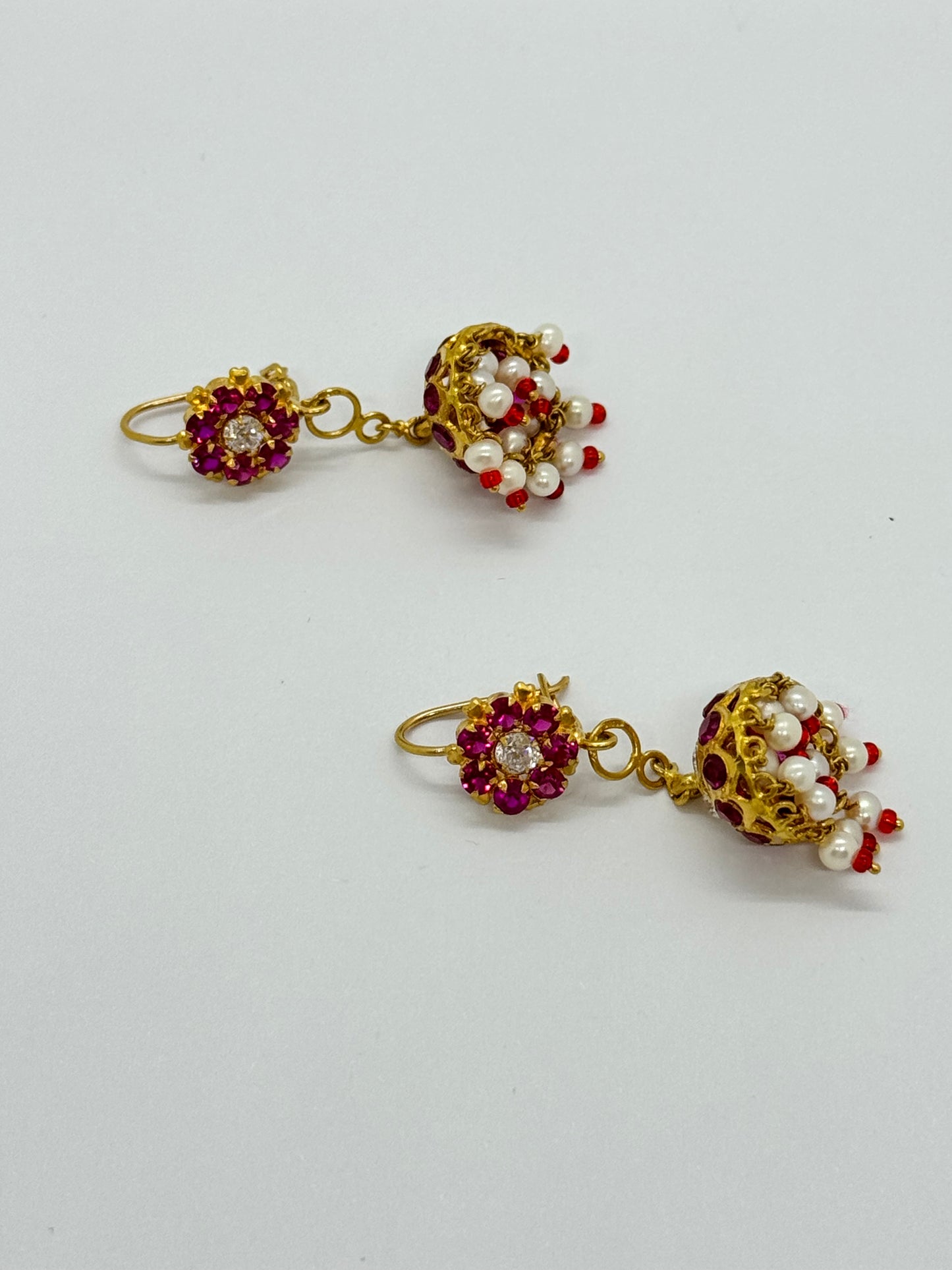 22ct Dropper earrings