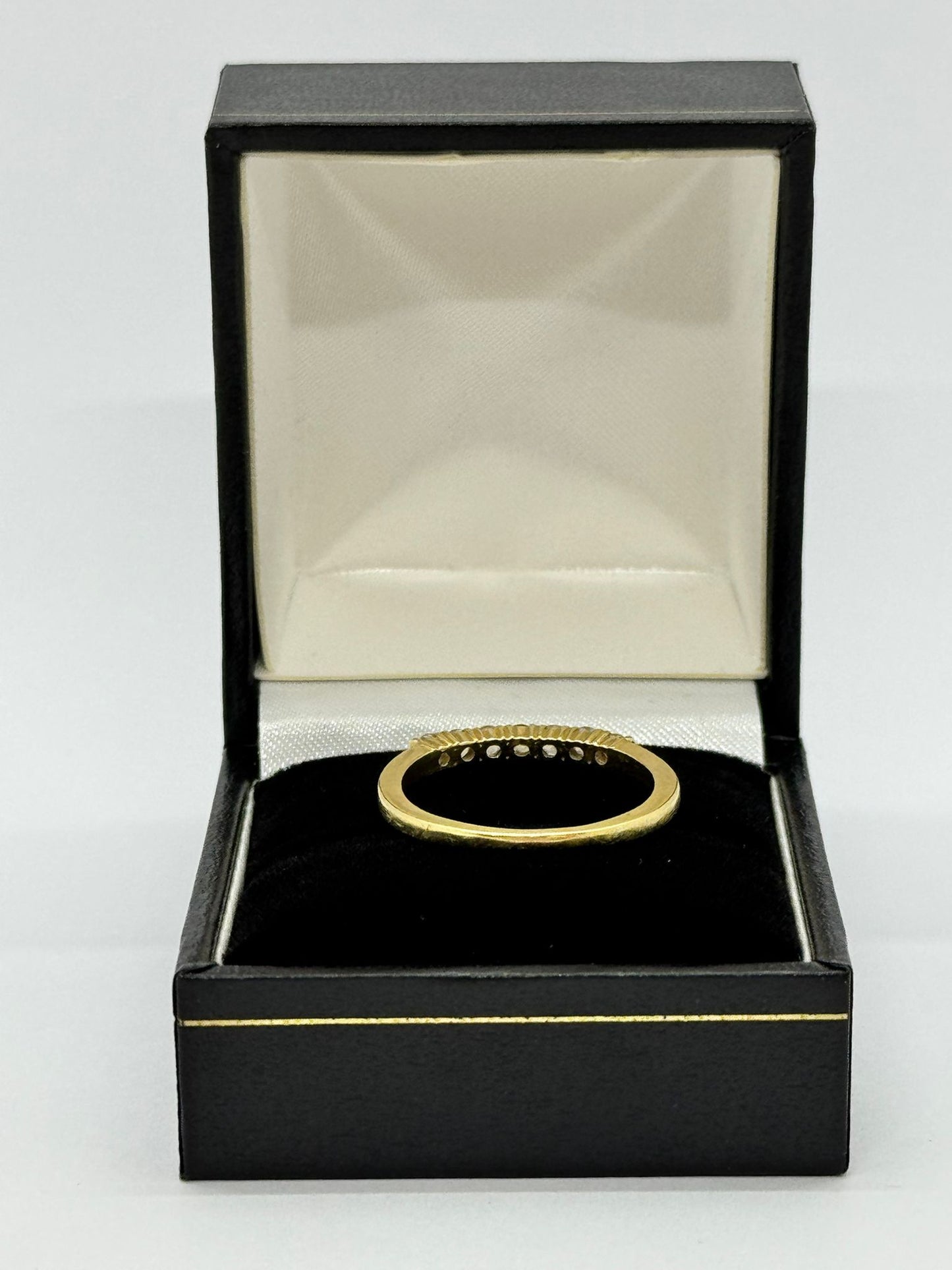 18ct Half Eternity Diamond Ring