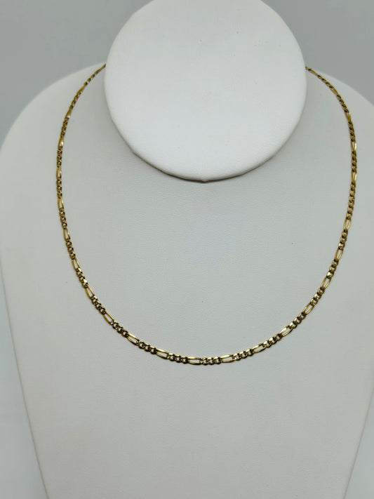 9ct Yellow Gold Figaro Chain