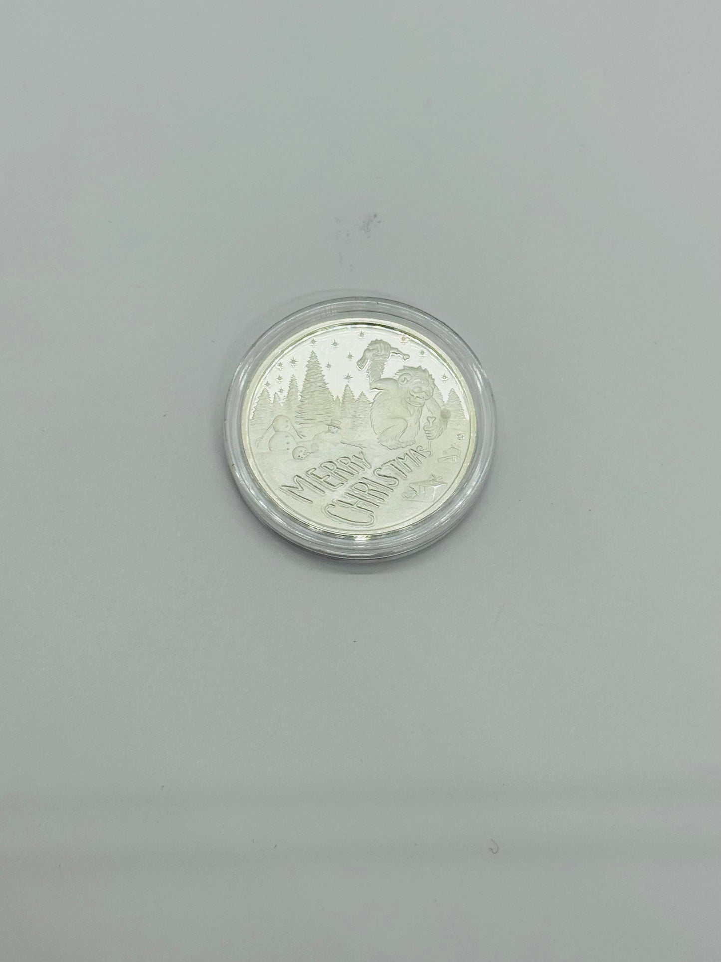 2016 "Merry Christmas" Yeti 1oz Silver Round