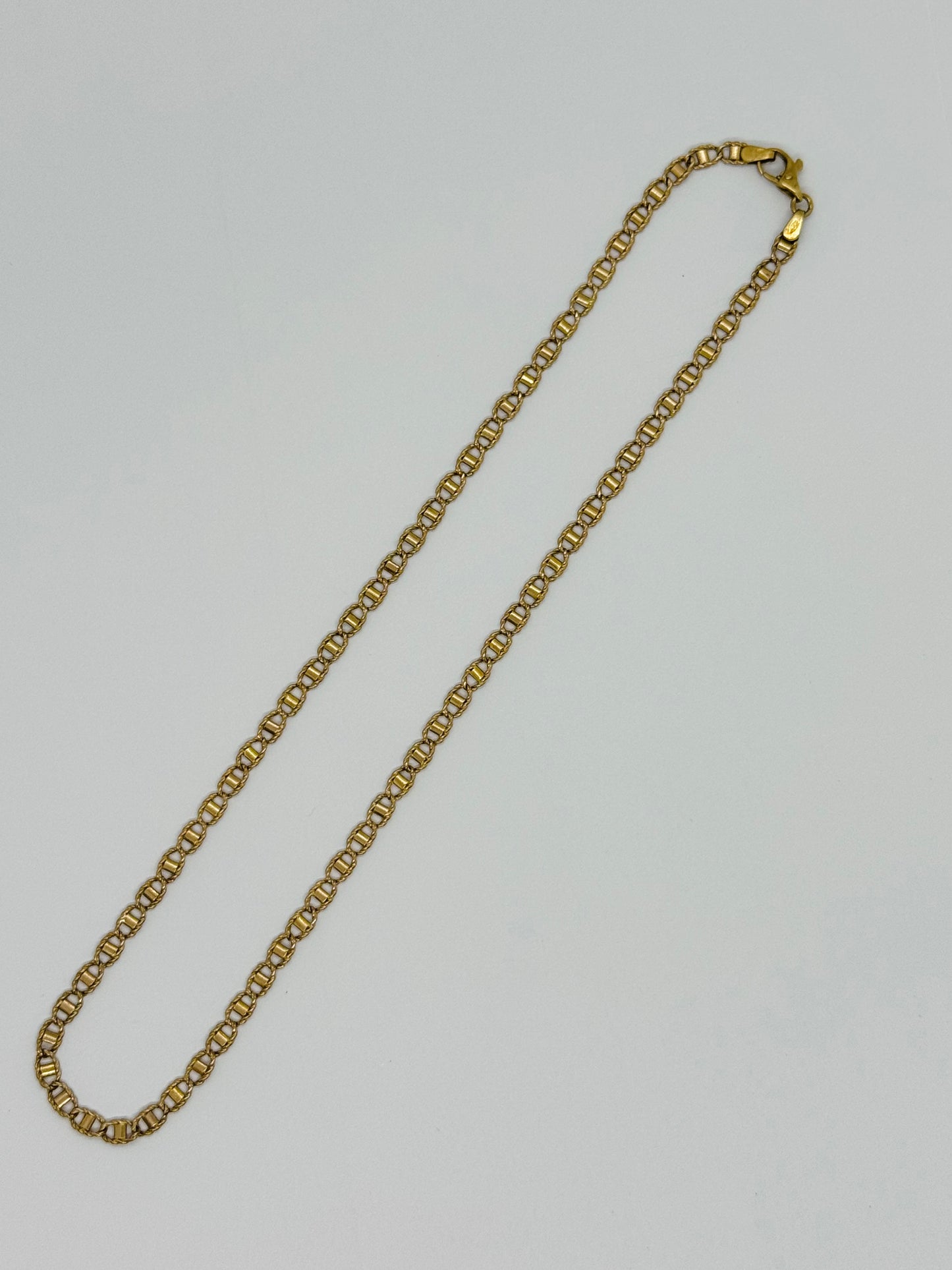 9ct Fancy Link Necklace