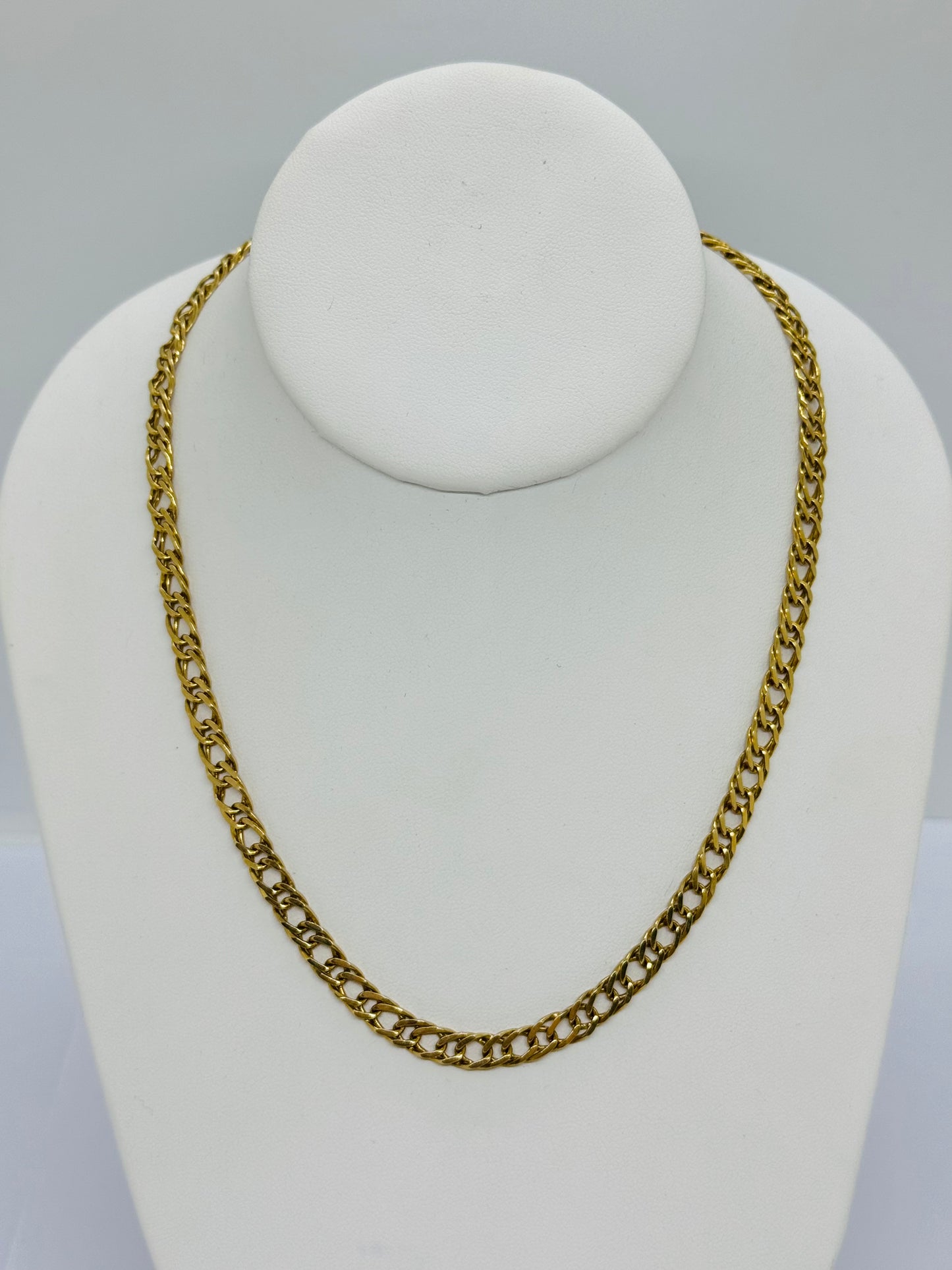 9ct Double Curb Necklace