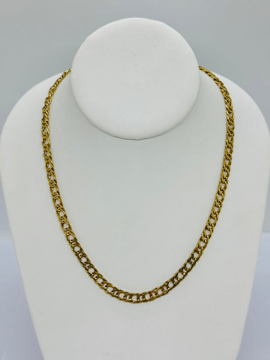 9ct Double Curb Necklace