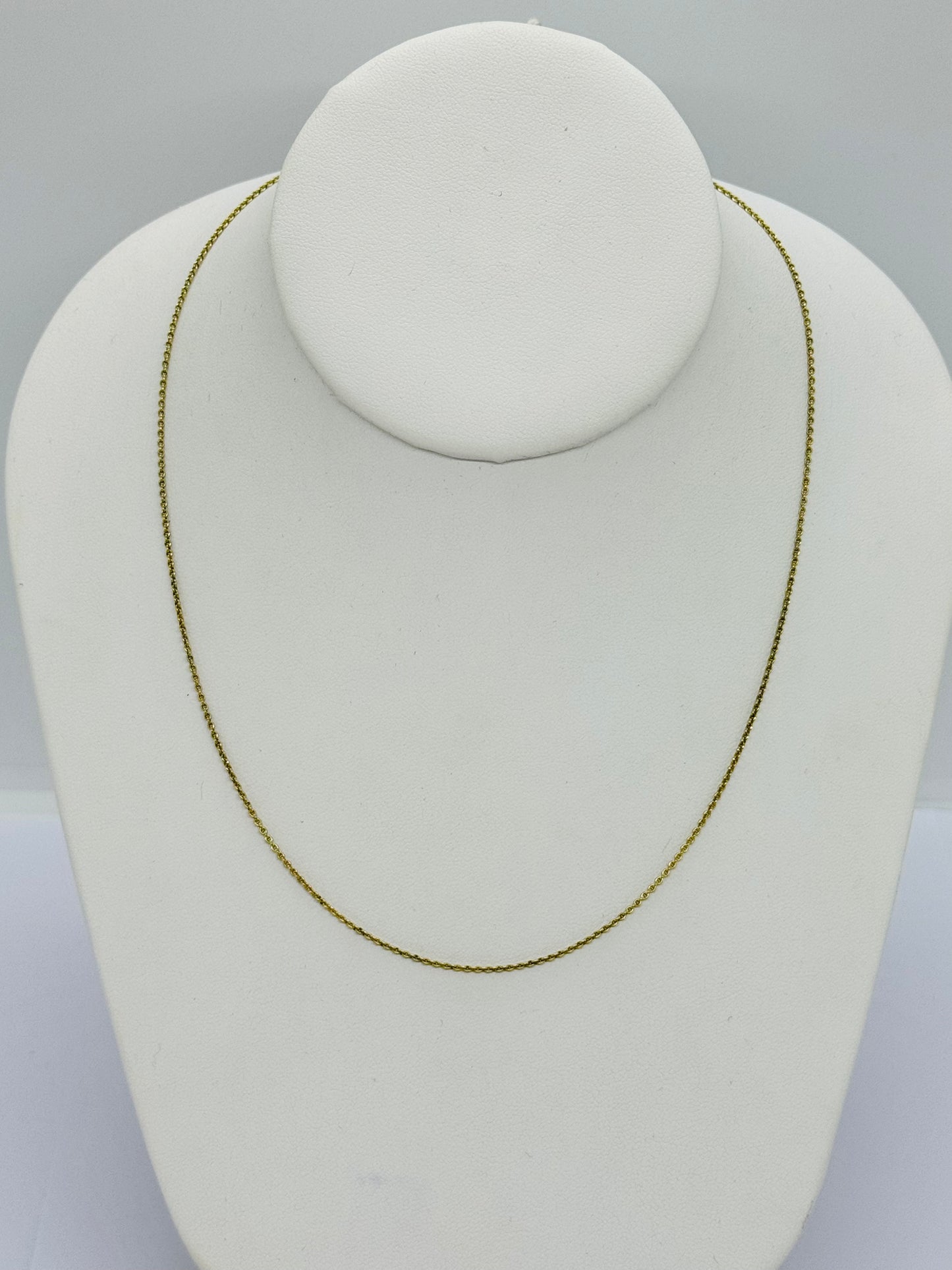 9ct Fine Belcher Necklace