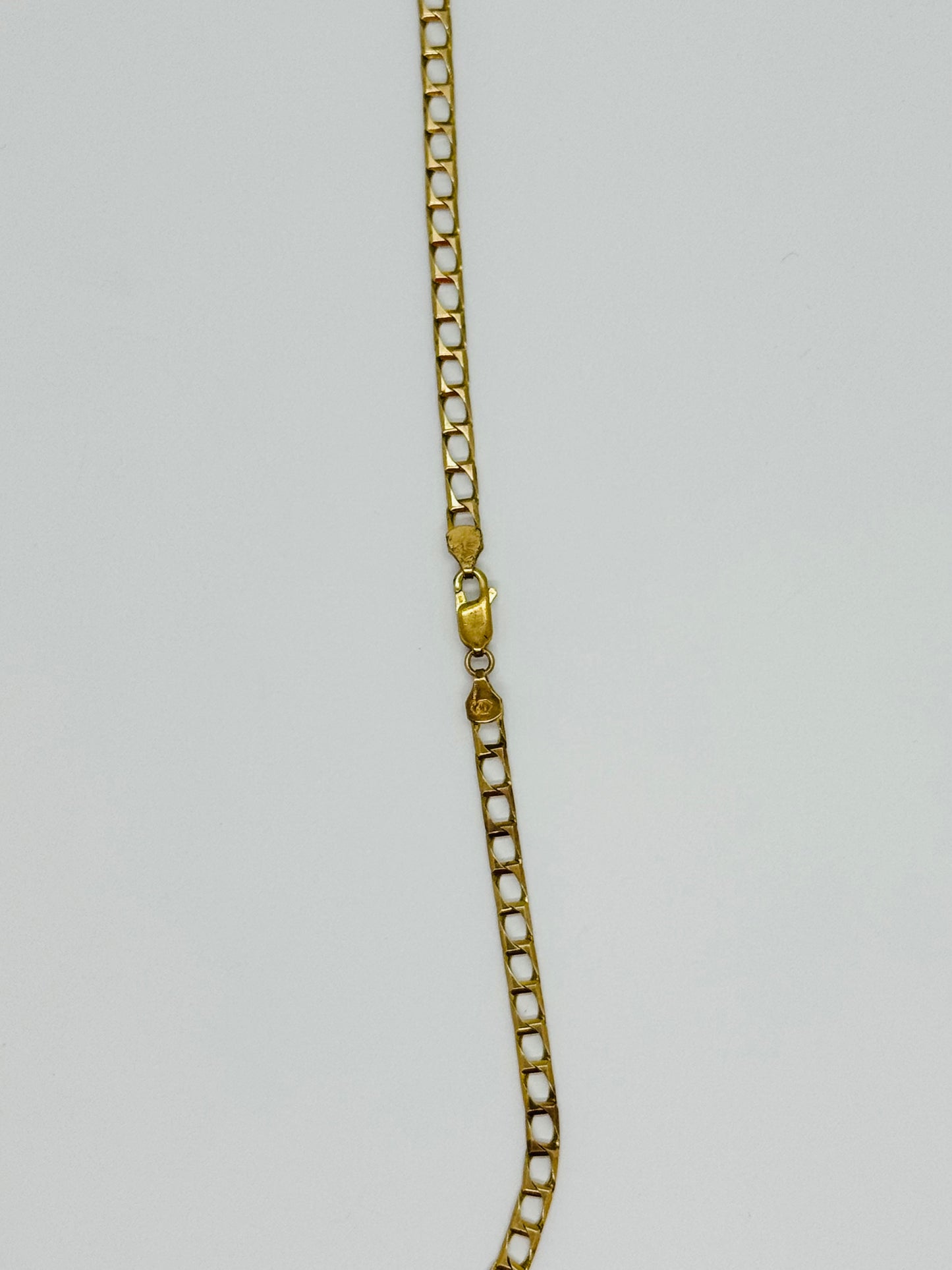 9ct Square Curb Necklace