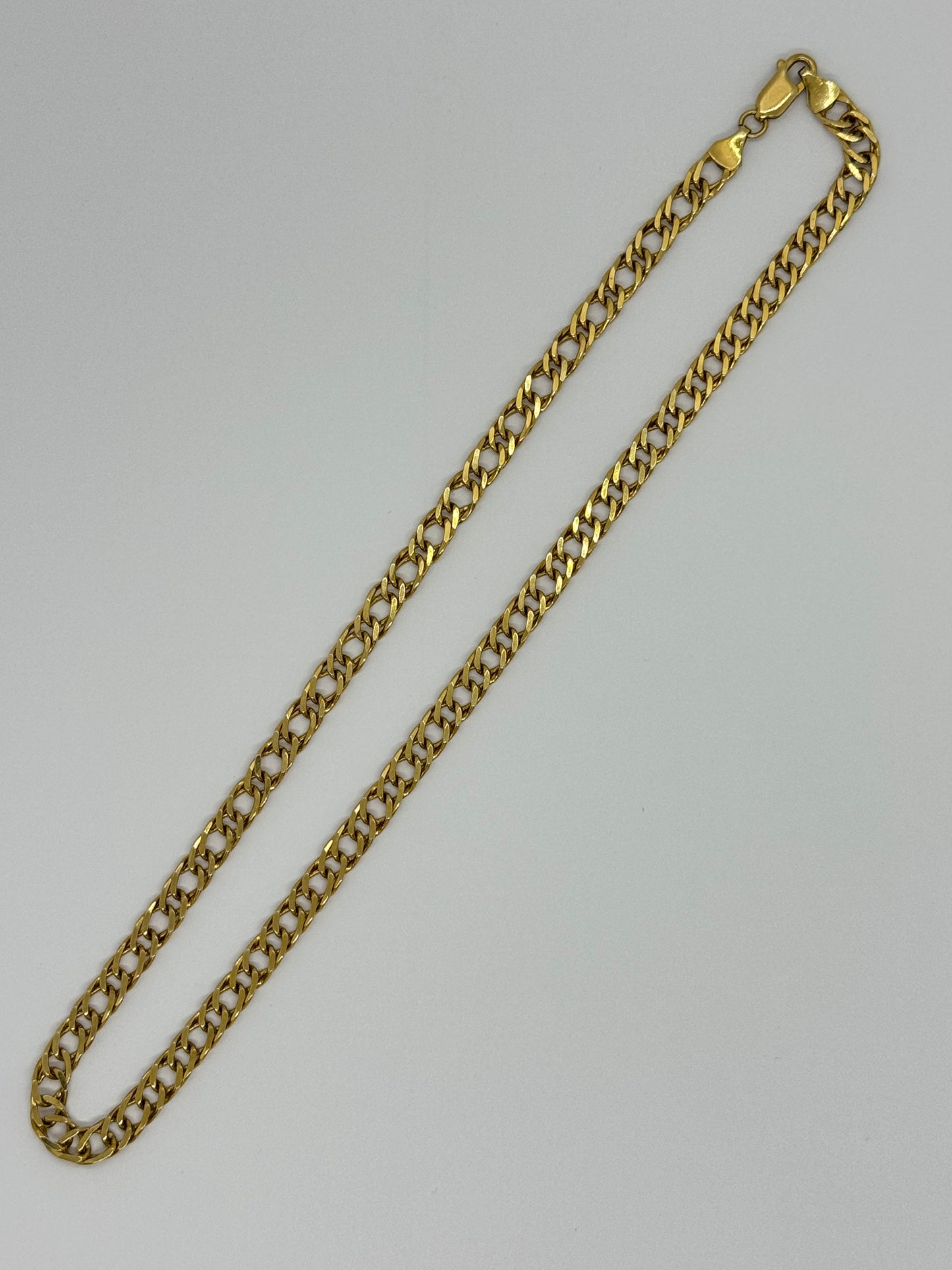 9ct Double Curb Necklace