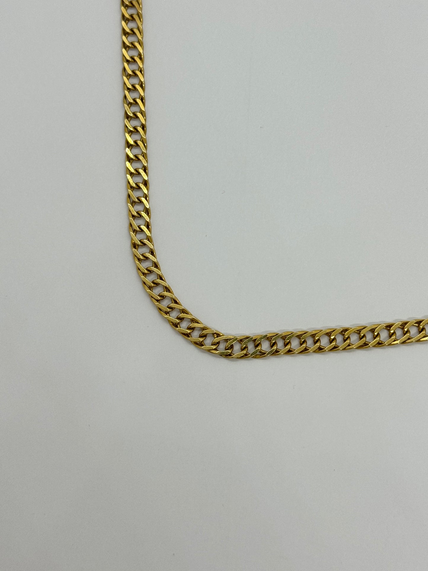 9ct Double Curb Necklace