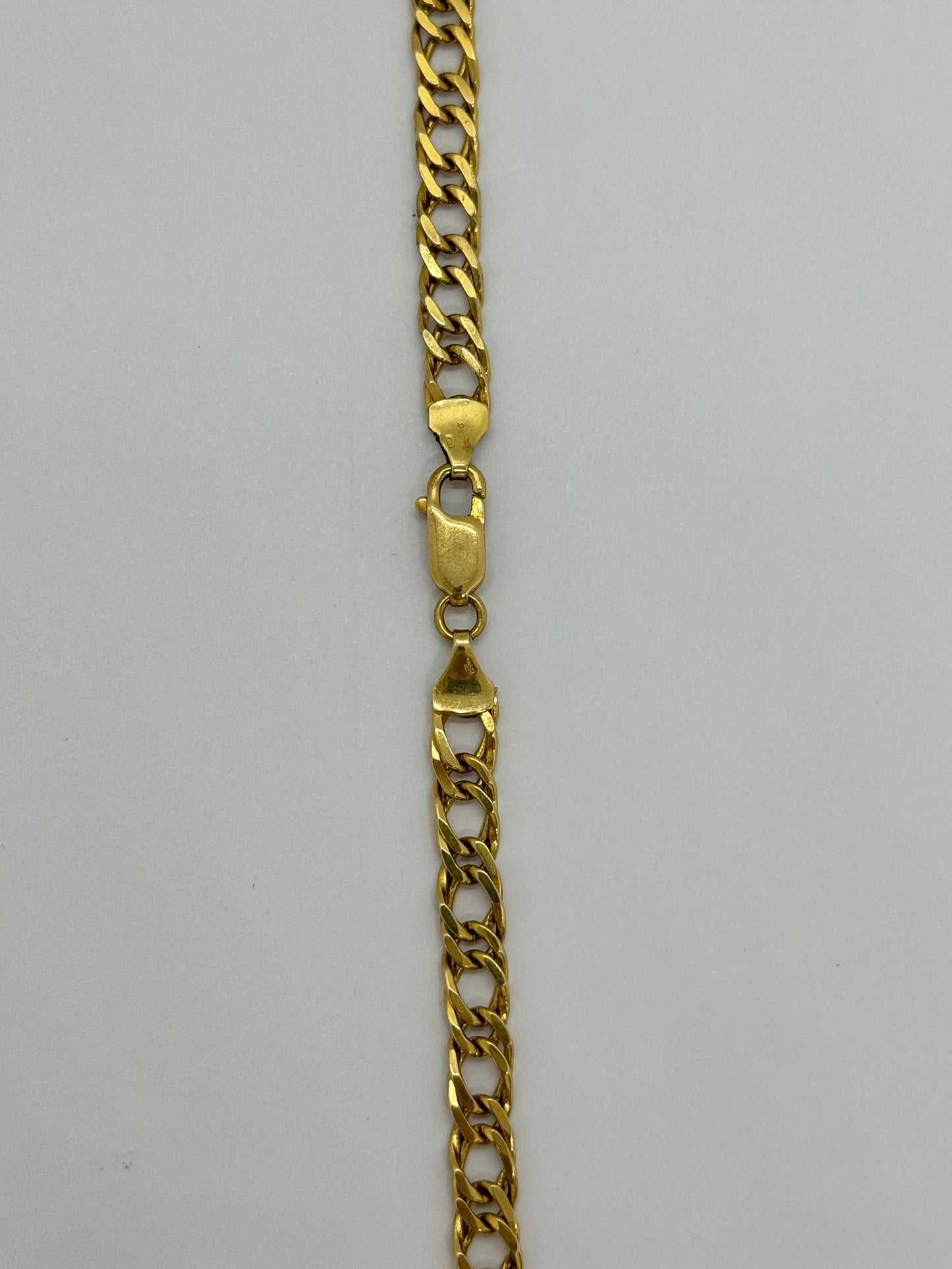 9ct Double Curb Necklace