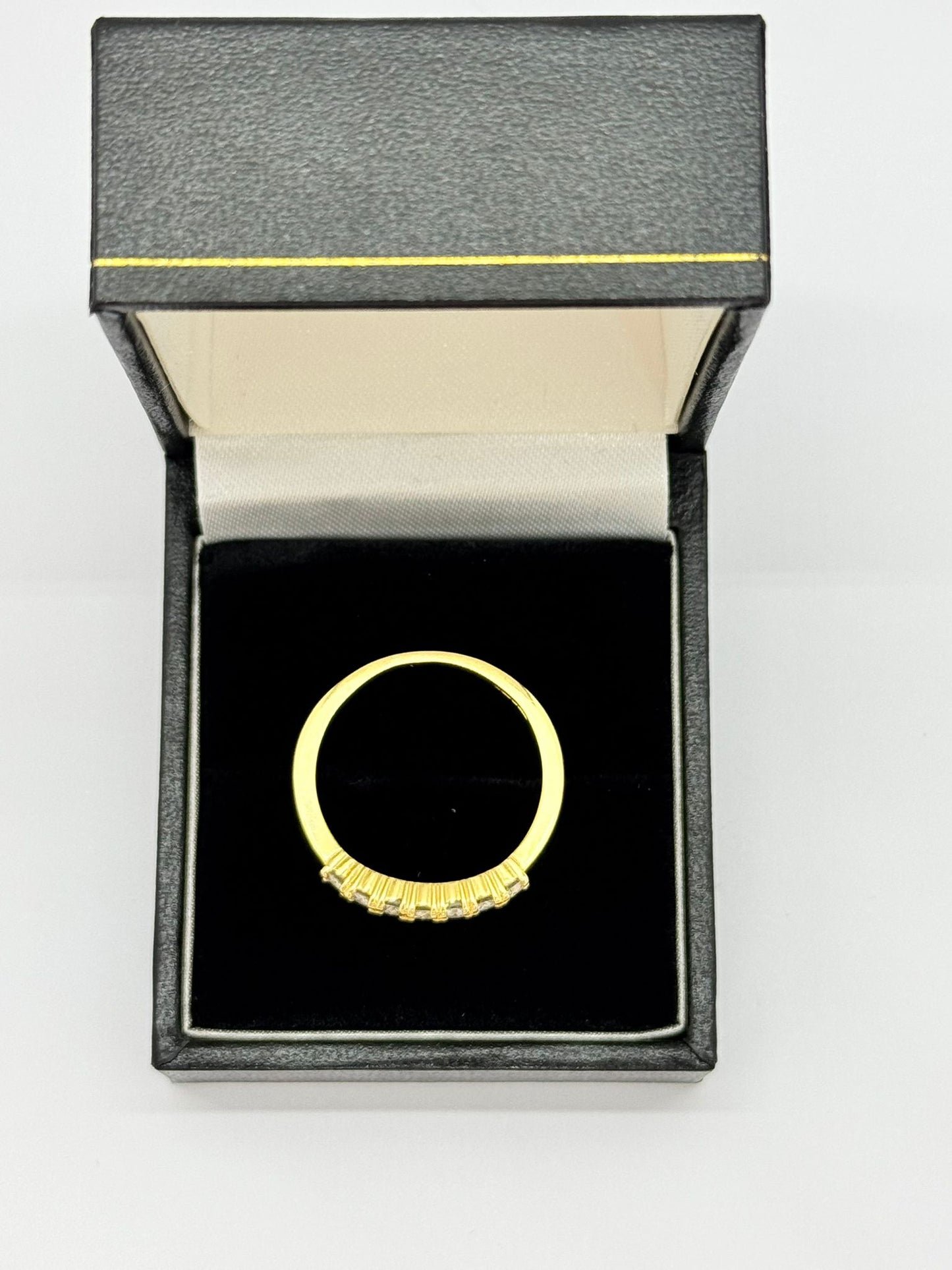 18ct Half  Eternity Diamond Ring