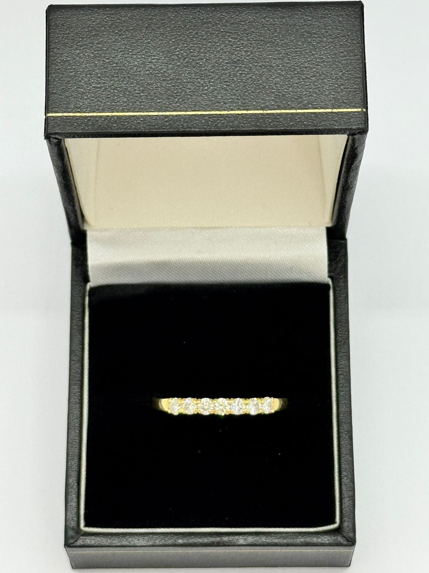 18ct Half  Eternity Diamond Ring