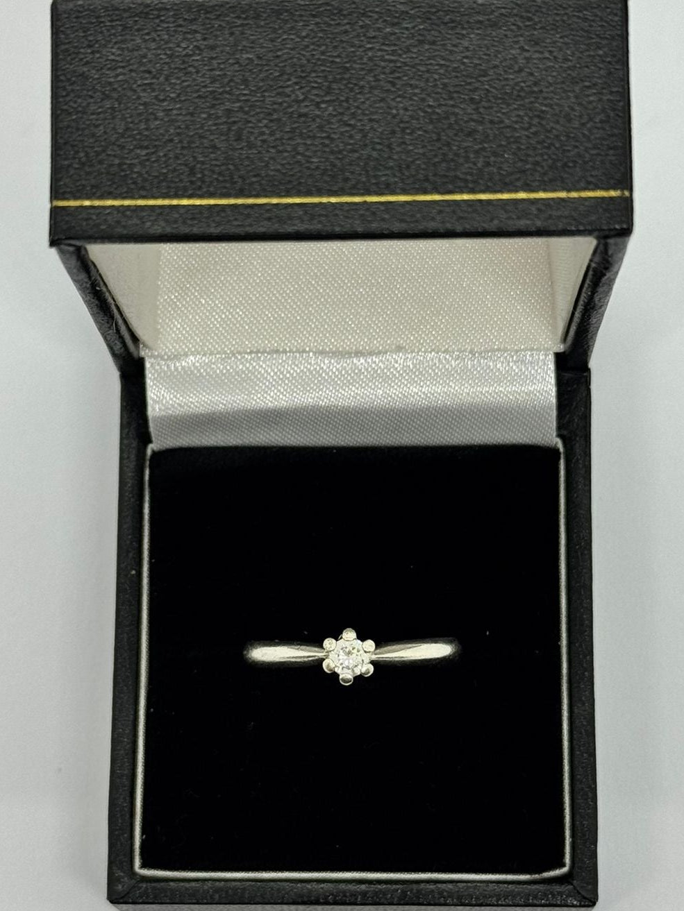 Platinum Solitaire Diamond Ring
