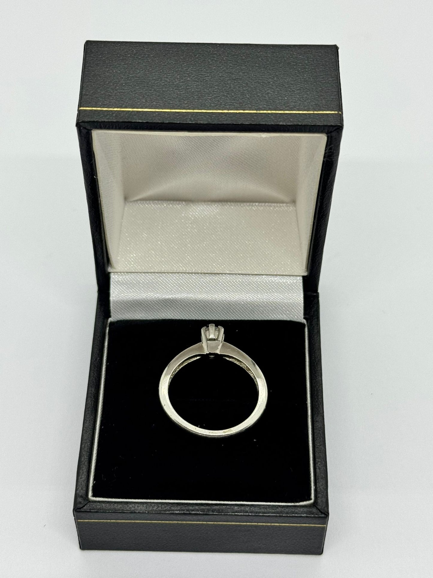 Platinum Solitaire Diamond Ring