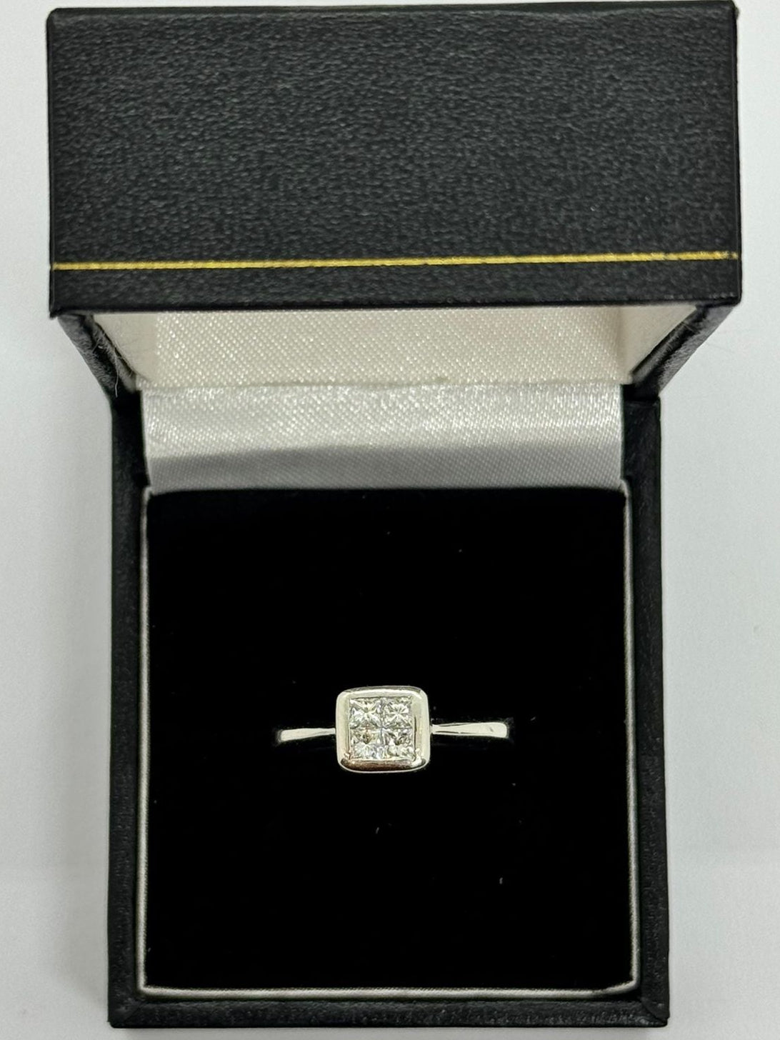 Platinum 4 Stone Diamond Ring