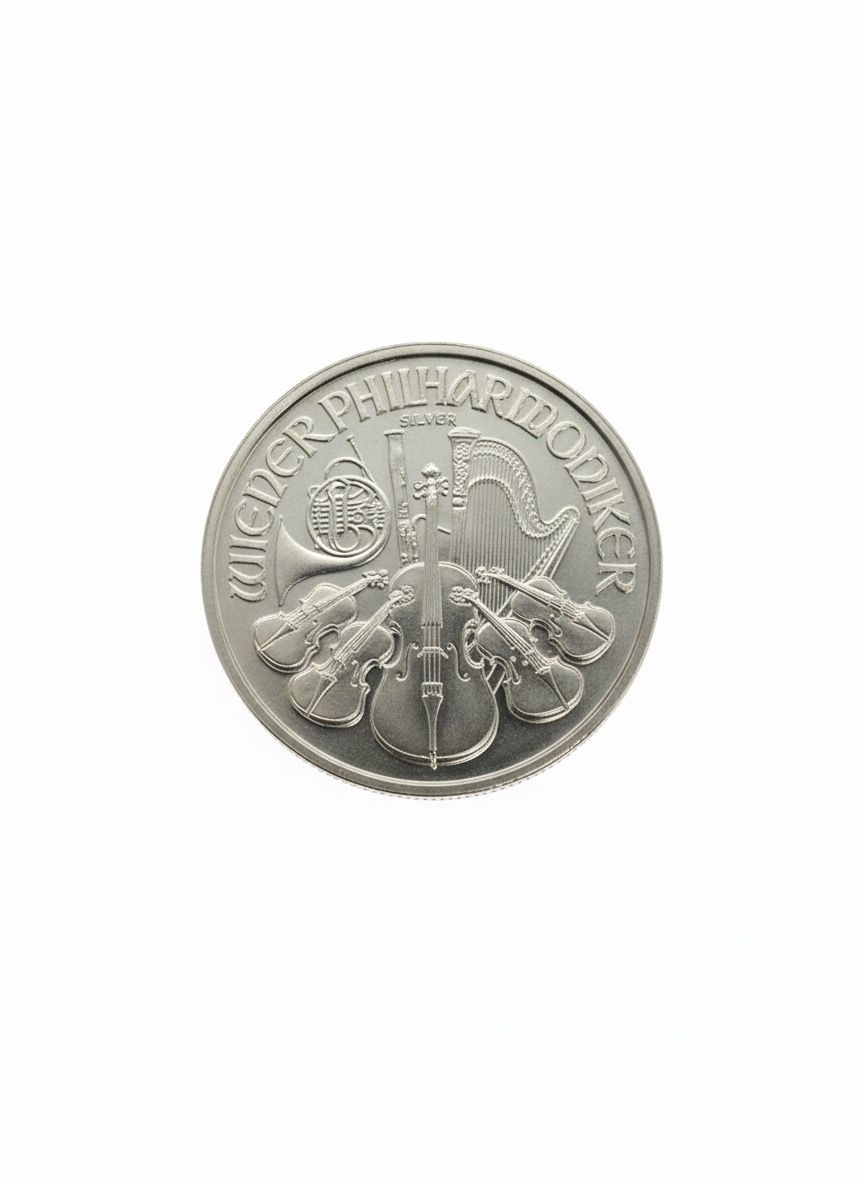 Austrian Philharmonic 1oz 999 silver coin