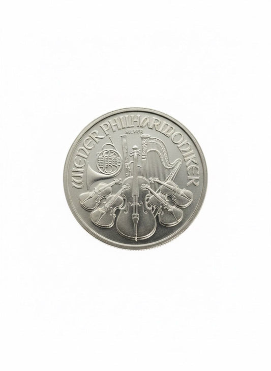 Austrian Philharmonic 1oz 999 silver coin